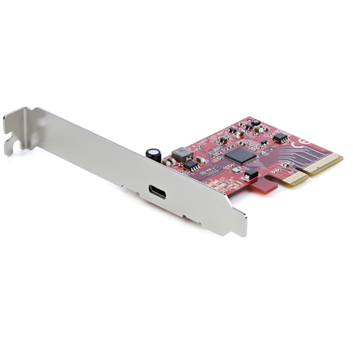 StarTech.com PEXUSB321C, PCIe, USB 3.2 Gen 2 (3.1 Gen 2), PCIe 3.0, Red, 3126209 h, ASMedia - ASM3242