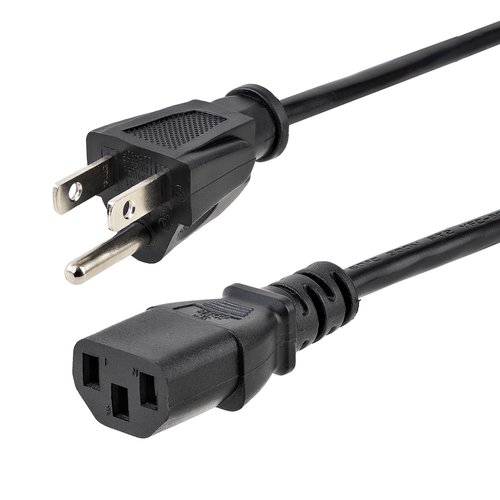 StarTech.com PXT101143, 0,9 m, NEMA 5-15P, C13 coupler, SJT, 125 V